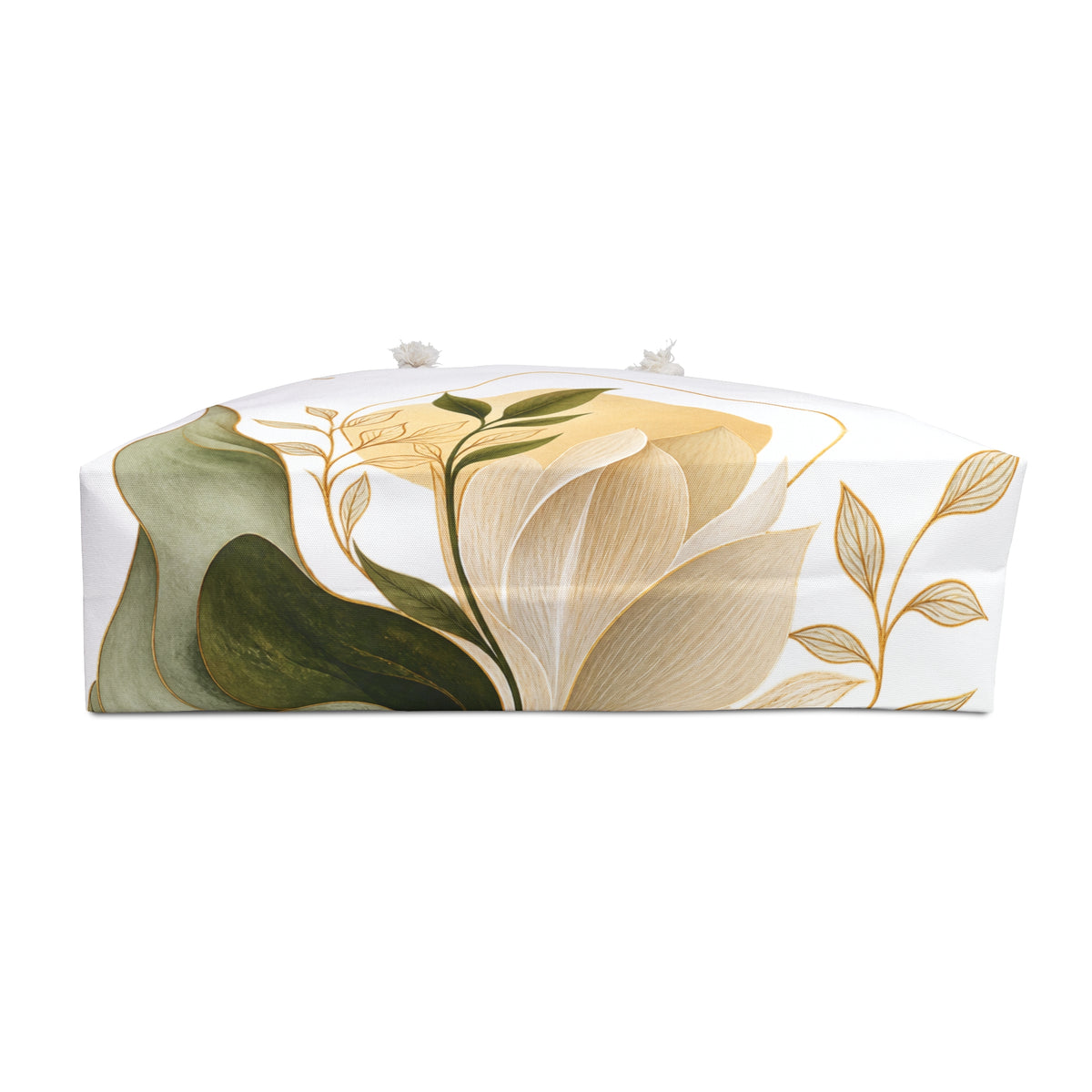 Blooming Souls Botanical Weekender Bag | Earth Tone Floral Design
